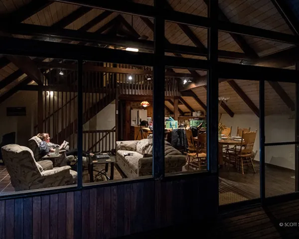 Night Time in Living Room